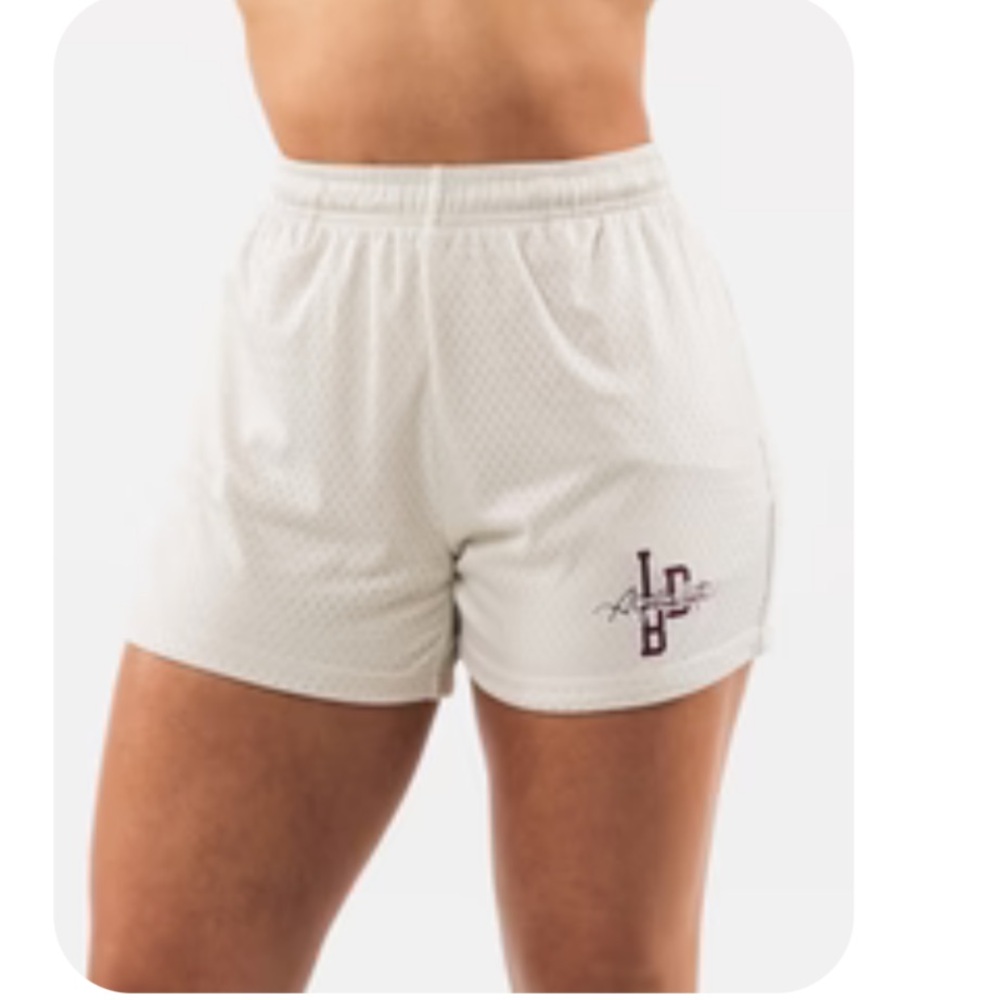 Alphalete Women's Athletic Shorts in Cream